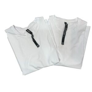 2 Vuori Women's Feather Tee in white size small